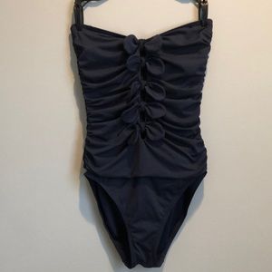 Juicy Couture One-Piece Swim Suit in Navy